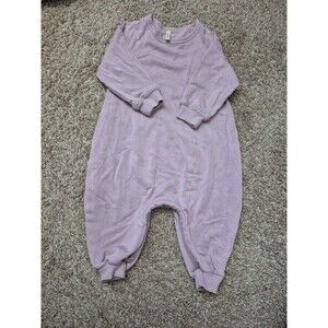 Gunamuna bamboo jumpsuit size 9-12 months- purple